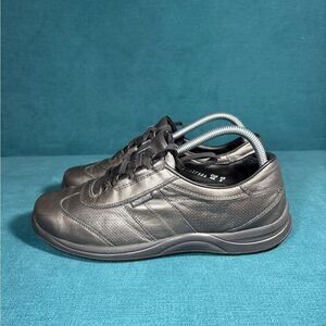 Mephisto Black Dark Gray Sneakers Size 9 Air-Jet Comfort Casual Shoes